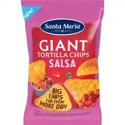 Jumbo Santa Maria Giant Tortilla Chips Salsa 160 g aanbieding