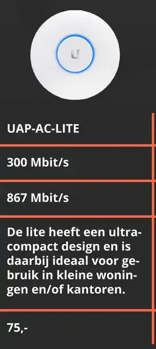 Paradigit UAP-AC-LITE aanbieding