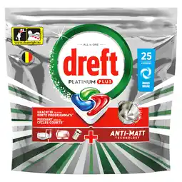 PLUS Dreft Platinum plus vaatwascapsules original aanbieding