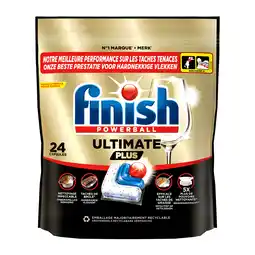 PLUS Finish Ultimate plus regular vaatwascapsules aanbieding