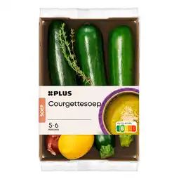 PLUS PLUS Verspakket courgettesoep aanbieding