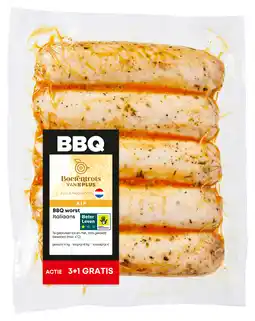 PLUS PLUS Boerentrots BBQ worst Italiaans aanbieding