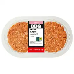 PLUS PLUS Burger sweet chili 2 stuks aanbieding