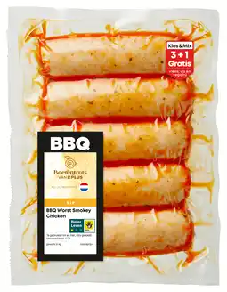 PLUS PLUS Boerentrots BBQ Worst Smokey Chicken aanbieding