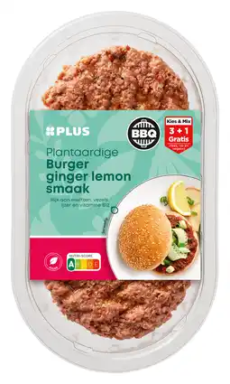 PLUS PLUS Ginger Lemon Burger aanbieding