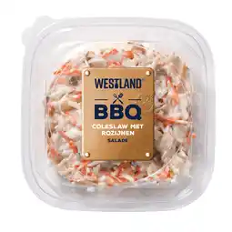 PLUS Westland BBQ Coleslaw met Rozijnen Salade aanbieding