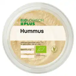 PLUS Biologisch PLUS Hummus aanbieding