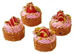 PLUS PLUS Korenlanders Mini aardbei-pistache gebakjes aanbieding