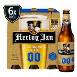 PLUS Hertog Jan Natuurzuiver pilsener bier 0.0% aanbieding