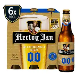 PLUS Hertog Jan Natuurzuiver pilsener bier 0.0% aanbieding