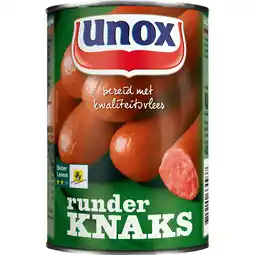 PLUS Unox Unox Knaks Rund 400G aanbieding