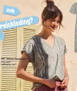 ANWB HN® Tetovo travelshirt aanbieding