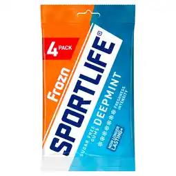 PLUS Sportlife Frozn Deepmint Kauwgom Suikervrij aanbieding