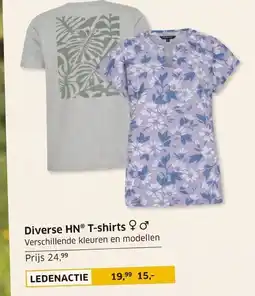 ANWB Diverse HNⓇ T-shirts aanbieding
