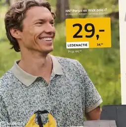 ANWB HNⓇ Porjus en Wick polo aanbieding