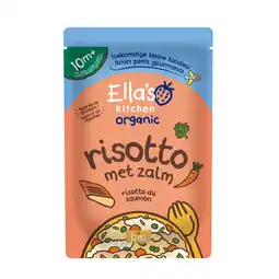 PLUS Ella's Kitchen Risotto met zalm 10m+ aanbieding