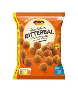 PLUS Mora Mini Bitterballen 50 st VDV aanbieding
