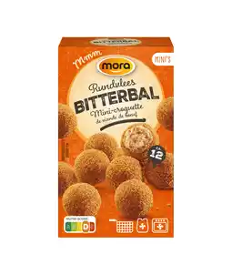 PLUS Mora Mini's Rundvlees Bitterballen aanbieding