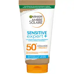 PLUS Ambre Solaire Zonnebrand Sens. Expert+ Tube SPF50 aanbieding