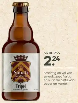 Mitra Sancti Adalberti Tripel aanbieding