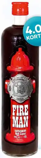Mitra Fireman Vodka Eucalyptus aanbieding