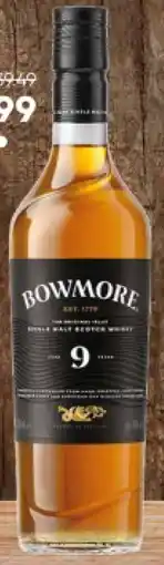 Mitra Bowmore 9yrs Malt Islay aanbieding