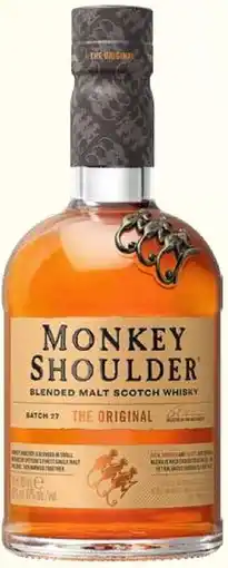 Mitra Monkey Shoulder Blended Malt aanbieding