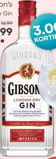 Mitra Gibson's London Dry Gin aanbieding