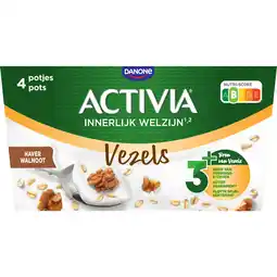 Dirk Activia Yoghurt haver walnoot 4st aanbieding