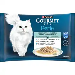 Dirk Gourmet Kattenvoer perle msc ocean flakes 4st aanbieding