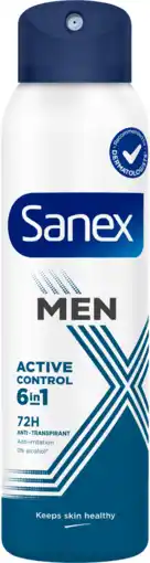 Dirk Sanex Deospray men active control aanbieding