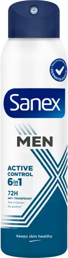 Dirk Sanex Deospray men active control aanbieding