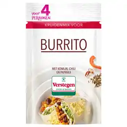 Jumbo Verstegen Kruidenmix voor Burrito 40 g aanbieding