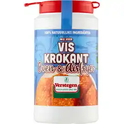 Jumbo Verstegen Mix voor Vis Krokant 110 g aanbieding