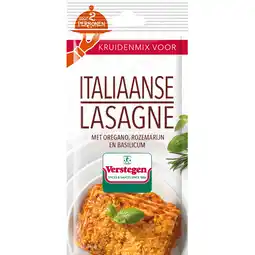 Jumbo Verstegen Kruidenmix Italiaanse Lasagne voor 2 personen 15 g aanbieding