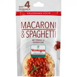 Jumbo Verstegen Kruidenmix voor Macaroni & Spaghetti 35 g aanbieding
