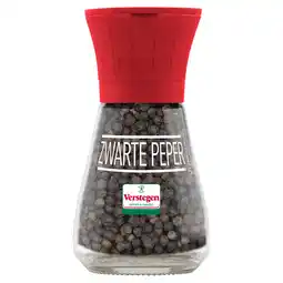Jumbo Verstegen Zwarte Peper met Molen 40 g aanbieding