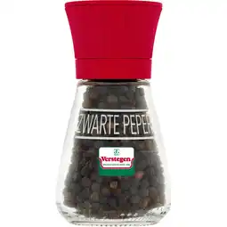 Jumbo Verstegen Zwarte Peper met Molen 40 g aanbieding