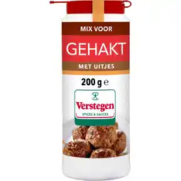 Jumbo Verstegen Mix voor Gehakt met Uitjes 200 g aanbieding