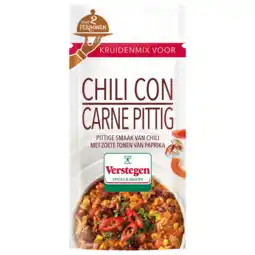 Jumbo Verstegen Kruidenmix voor Chili con Carne Pittig 13 g aanbieding