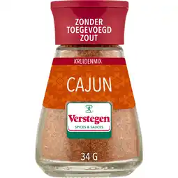 Jumbo Verstegen World Spice Blend Cajun 34g aanbieding
