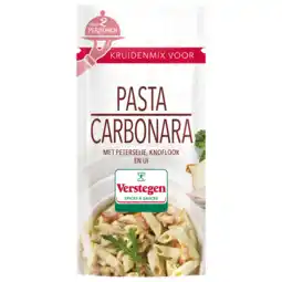 Jumbo Verstegen Kruidenmix Pasta Carbonara voor 2 personen 15 g aanbieding
