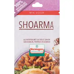 Jumbo Verstegen Mix voor Shoarma 30 g aanbieding