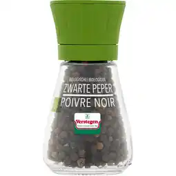 Jumbo Verstegen Biologische Zwarte Peper met Molen 38 g aanbieding
