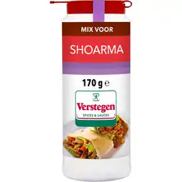Jumbo Verstegen Mix voor Shoarma 170 g aanbieding