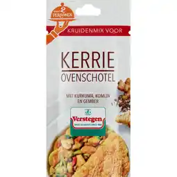Jumbo Verstegen Kruidenmix Kerrie Ovenschotel voor 2 personen 18 g aanbieding