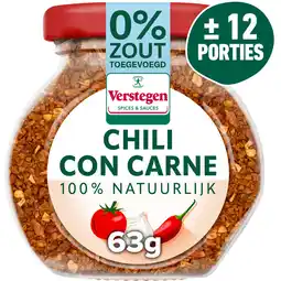 Jumbo Verstegen World Spice Meal Chili Con Carne 63 g aanbieding