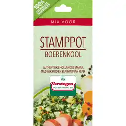 Jumbo Verstegen Mix voor Stamppot Boerenkool 10 g aanbieding