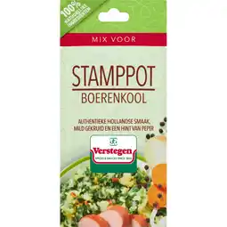 Jumbo Verstegen Mix voor Stamppot Boerenkool 10 g aanbieding