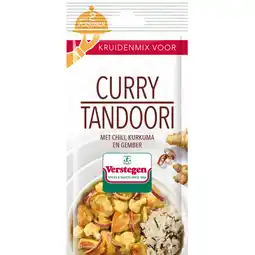 Jumbo Verstegen Kruidenmix Curry Tandoori voor 2 personen 15 g aanbieding